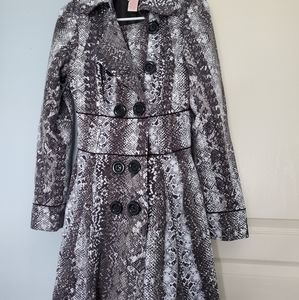 Snake Print Coat